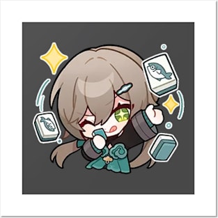 Honkai Star Rail Chibi Qingque 2 Posters and Art